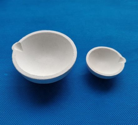 चीन 100 - 2500G क्वार्ट्ज ग्लास क्रूसिबल / सिलिका सिरेमिक क्रूसिबल गोल्ड / सिल्वर के लिए आपूर्तिकर्ता