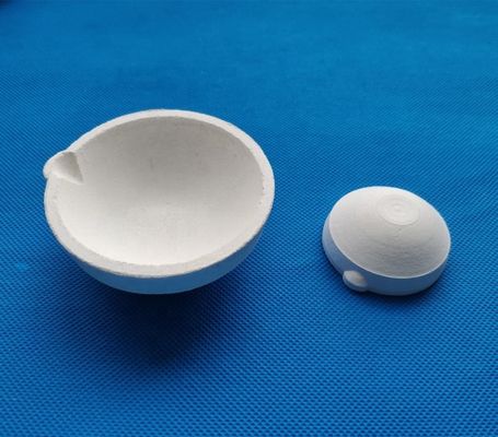 100 - 2500G क्वार्ट्ज ग्लास क्रूसिबल / सिलिका सिरेमिक क्रूसिबल गोल्ड / सिल्वर के लिए आपूर्तिकर्ता